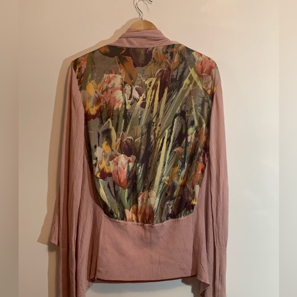 Ted Baker London Sweaters - Ted Baker Floral Patterned Cardigan